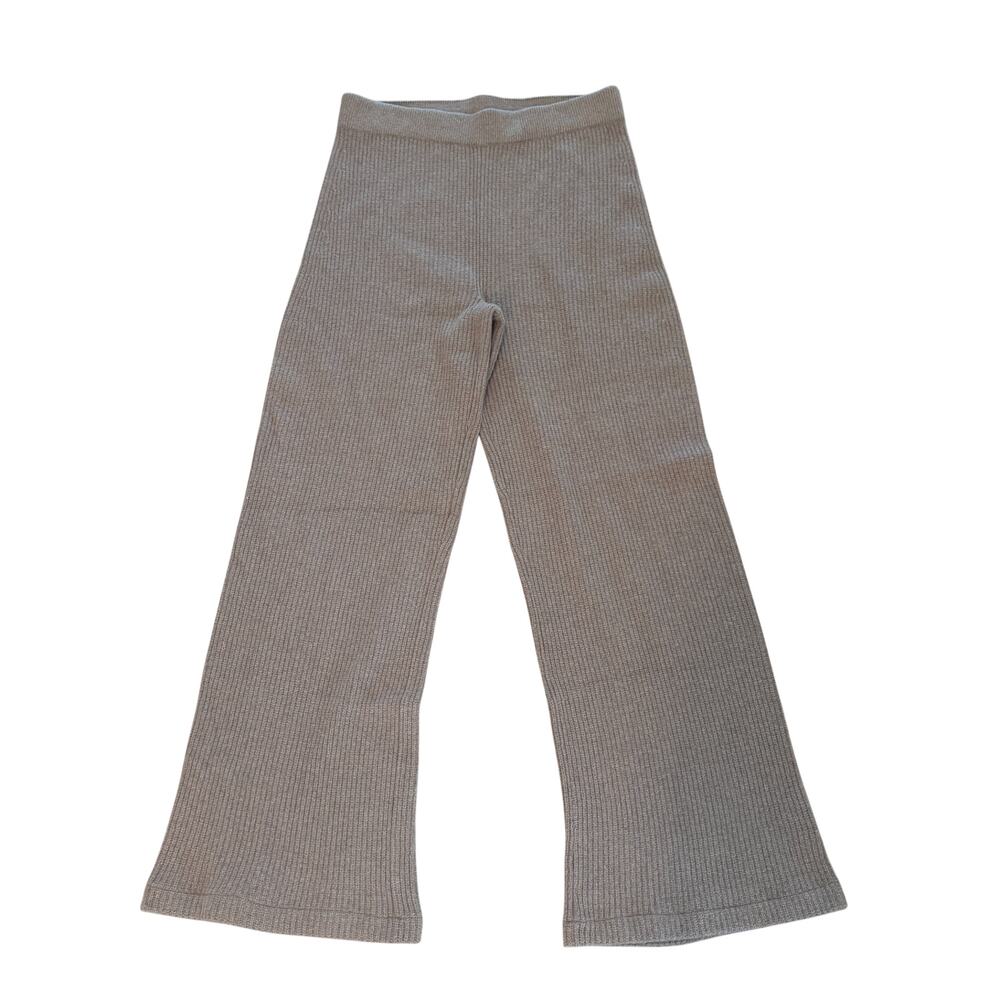 Gap NWT Tan Sweater Wide Leg Pants Womens Size Medium Tall NEW